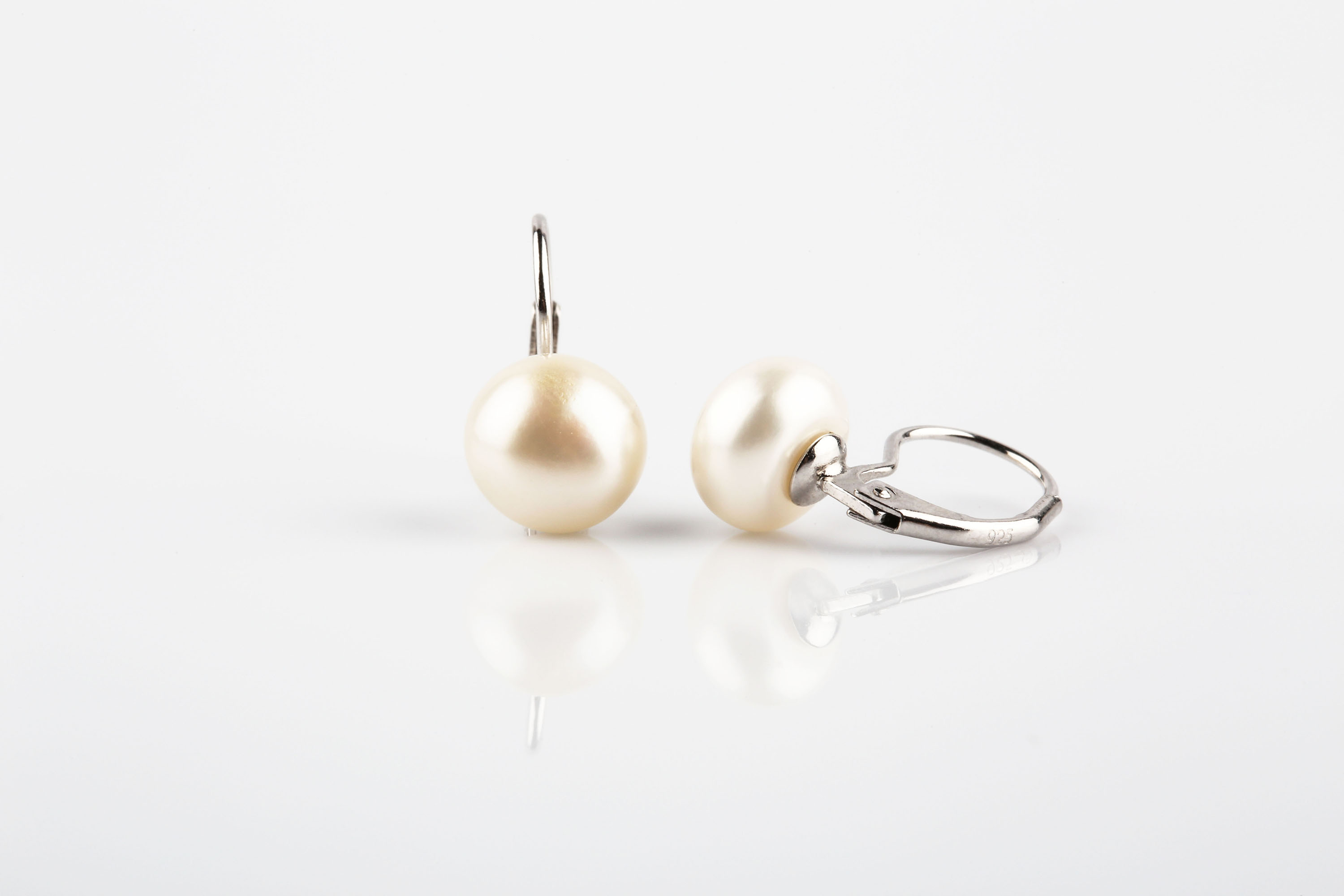 Pērļu auskari 8mm